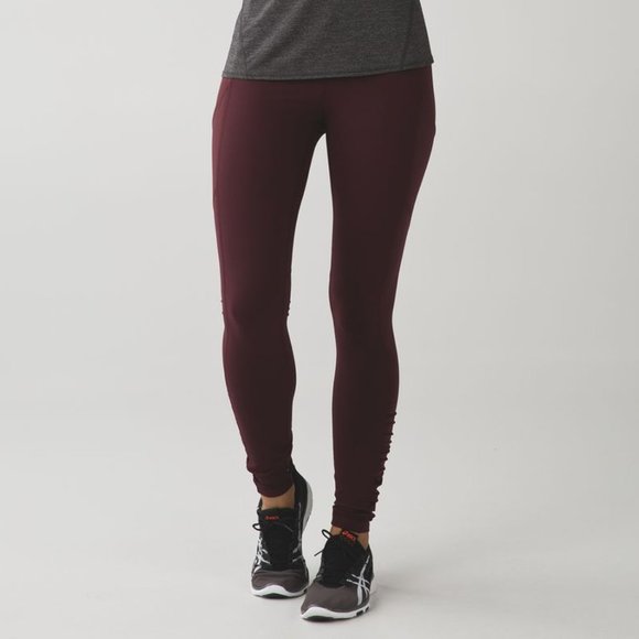 Lululemon Speed Tight, Brushed Luxtreme - Bordeaux - Picture 2 of 8